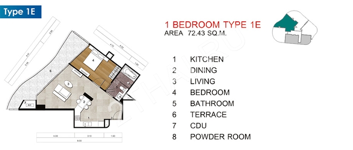 Star Residence Condo, Паттайя, Пратамнак  - фото, цены, карта и месторасположение