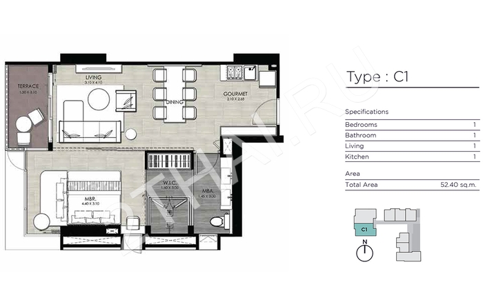 Andromeda Condominium, Паттайя, Пратамнак  - фото, цены, карта и месторасположение