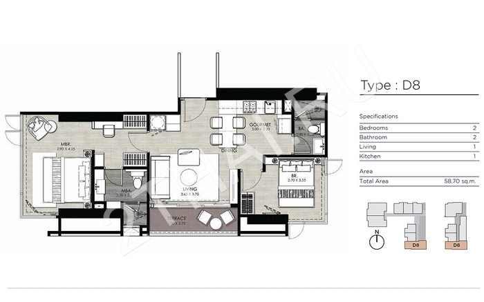 Andromeda Condominium, Паттайя, Пратамнак  - фото, цены, карта и месторасположение