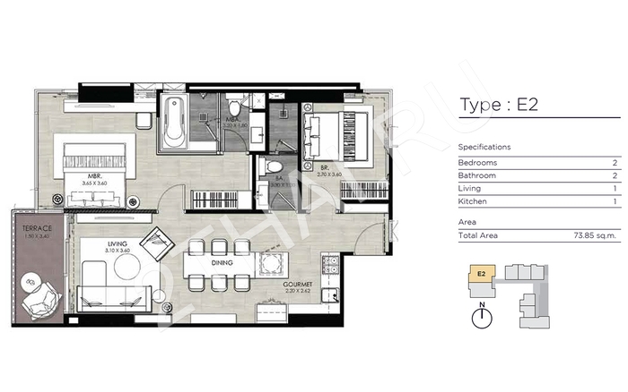 Andromeda Condominium, Паттайя, Пратамнак  - фото, цены, карта и месторасположение